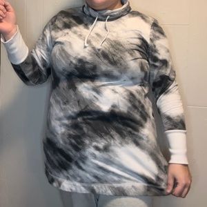 Marbled sweatshirt